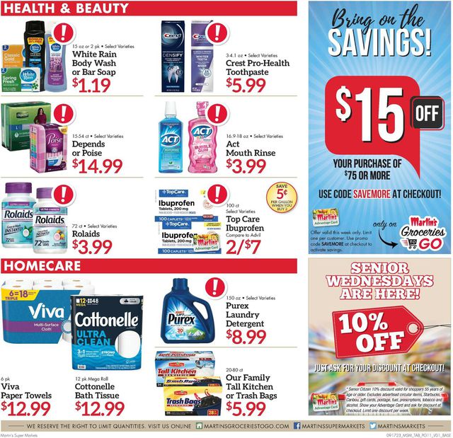 Catalogue Martin’s from 09/17/2023
