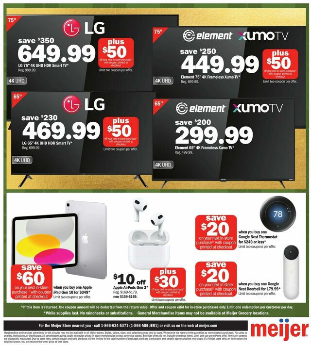 Catalogue Meijer from 10/27/2024