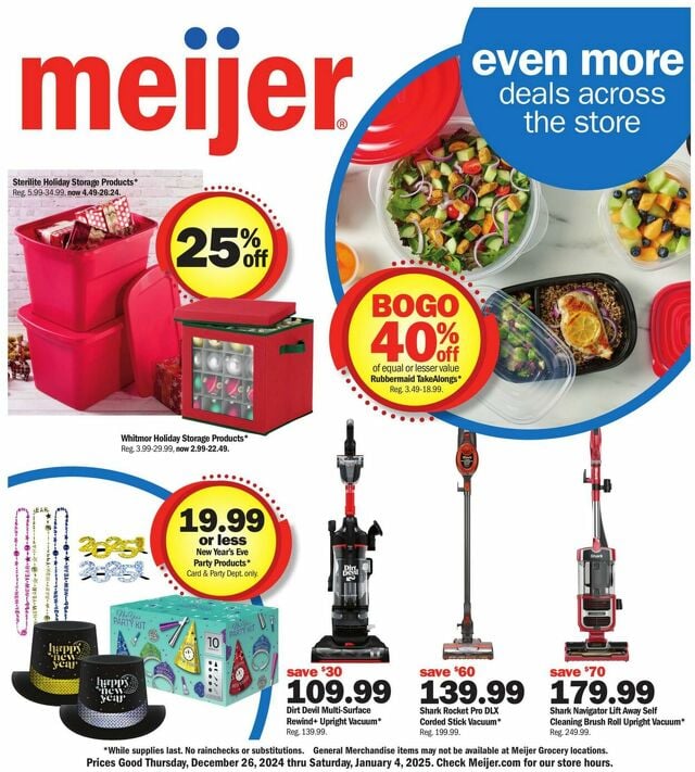 Catalogue Meijer from 12/26/2024