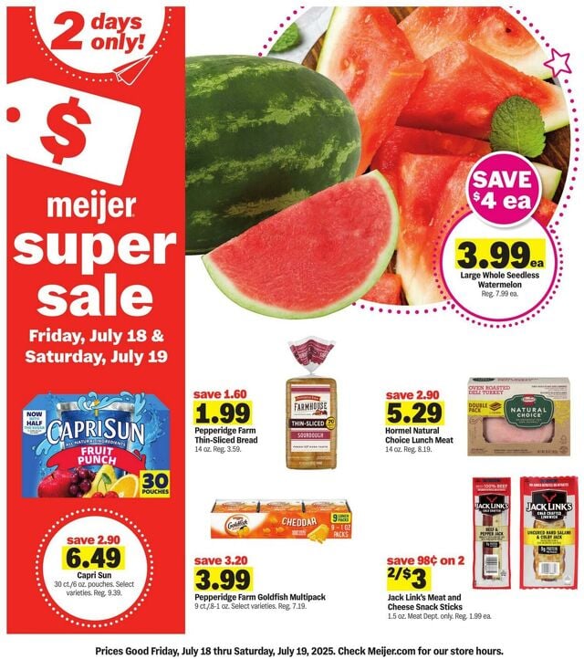 Catalogue Meijer from 07/18/2025