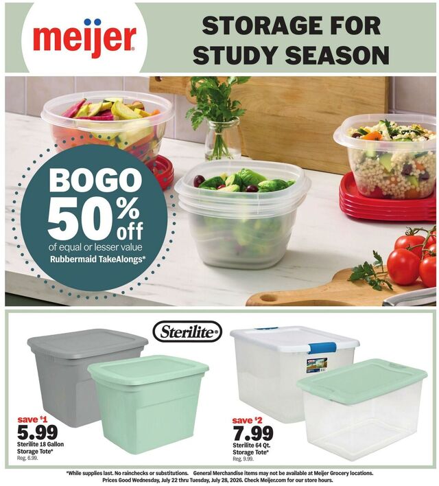 Catalogue Meijer from 07/22/2026