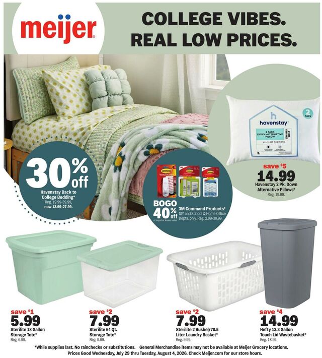 Catalogue Meijer from 07/29/2026