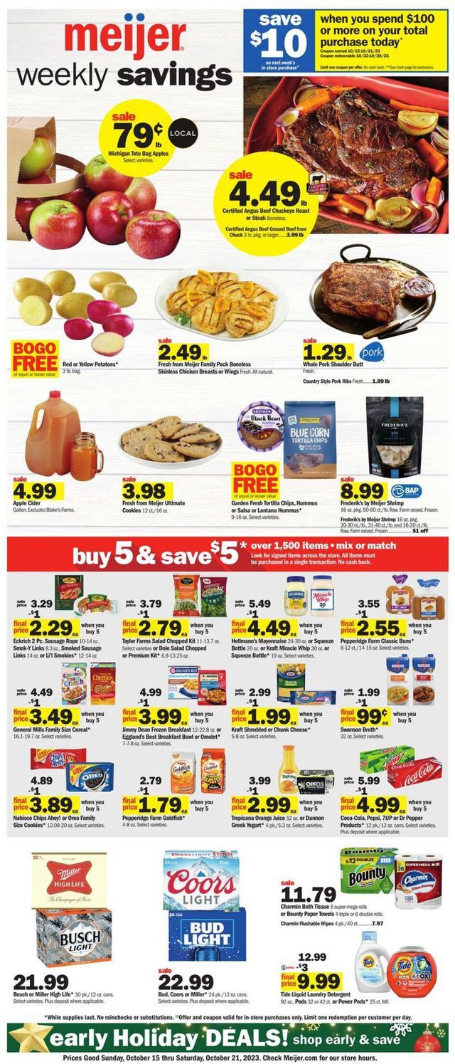 Catalogue Meijer from 10/15/2023