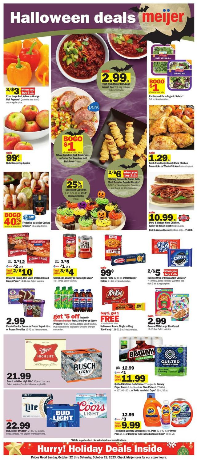 Catalogue Meijer from 10/22/2023