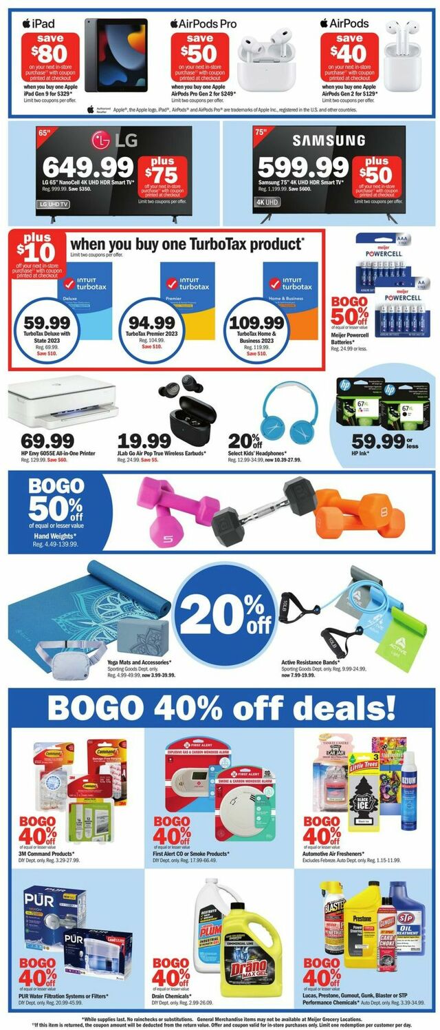 Catalogue Meijer from 02/18/2024