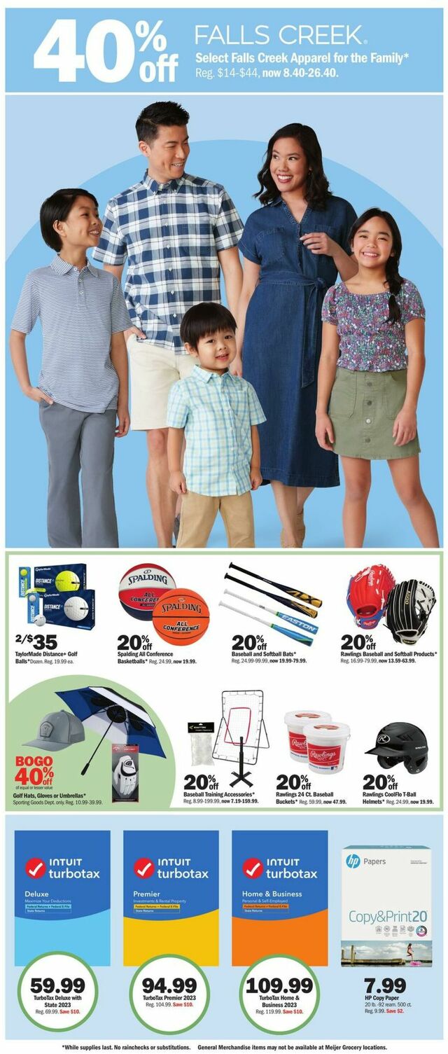Catalogue Meijer from 03/31/2024