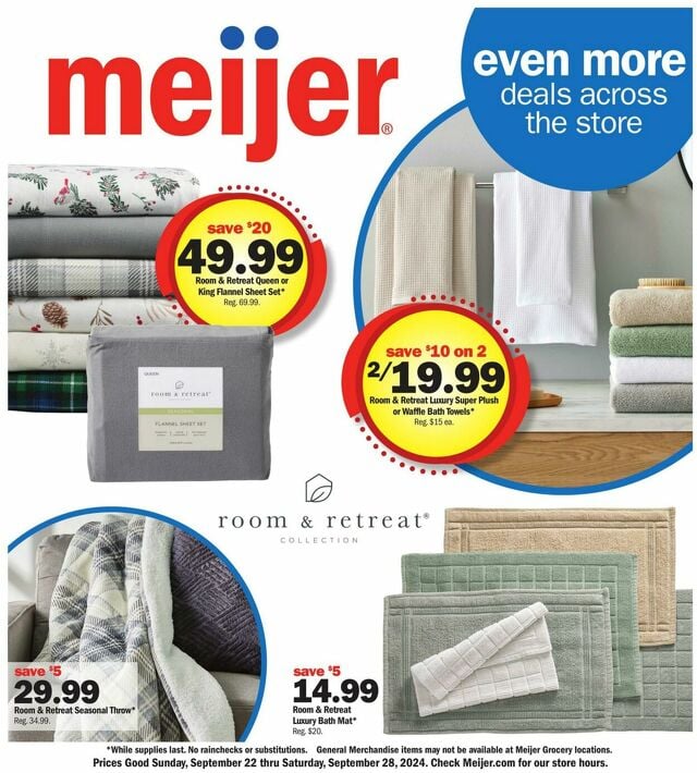 Catalogue Meijer from 09/22/2024