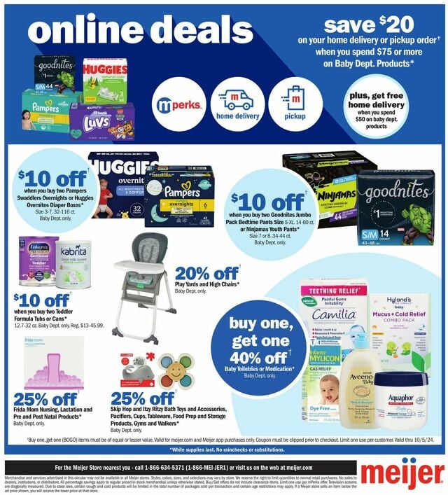 Catalogue Meijer from 09/29/2024