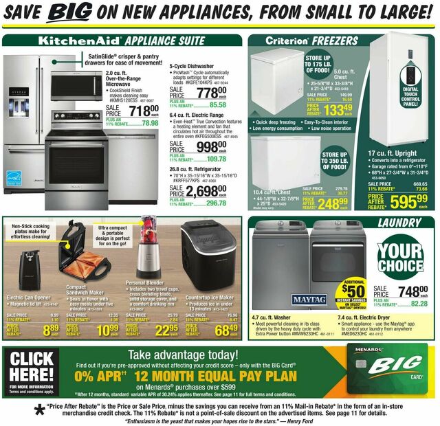 Catalogue Menards from 10/09/2024