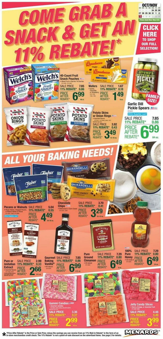 Catalogue Menards from 10/23/2024