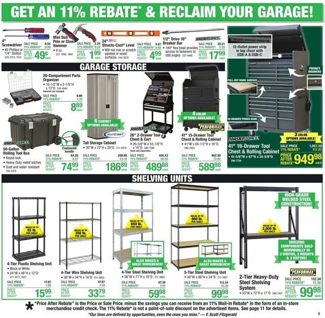 Catalogue Menards from 10/30/2024