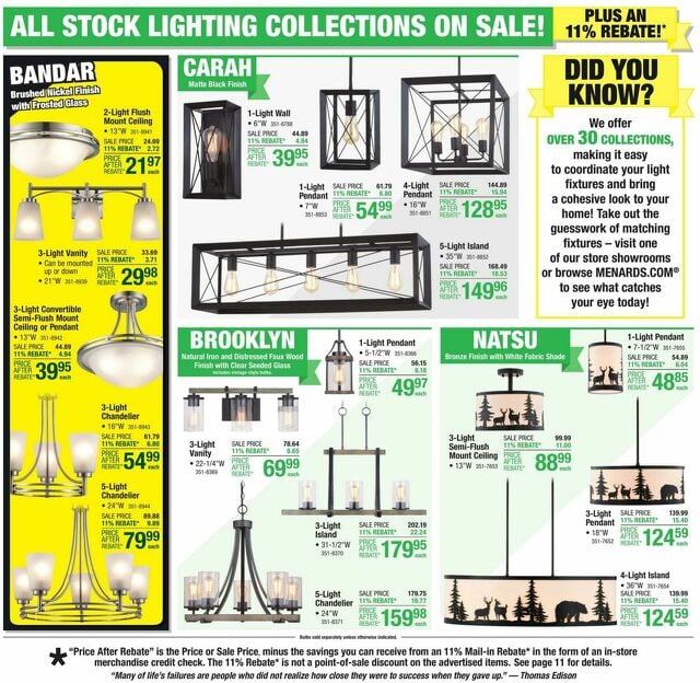 Catalogue Menards from 10/30/2024