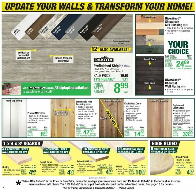 Catalogue Menards from 11/13/2024