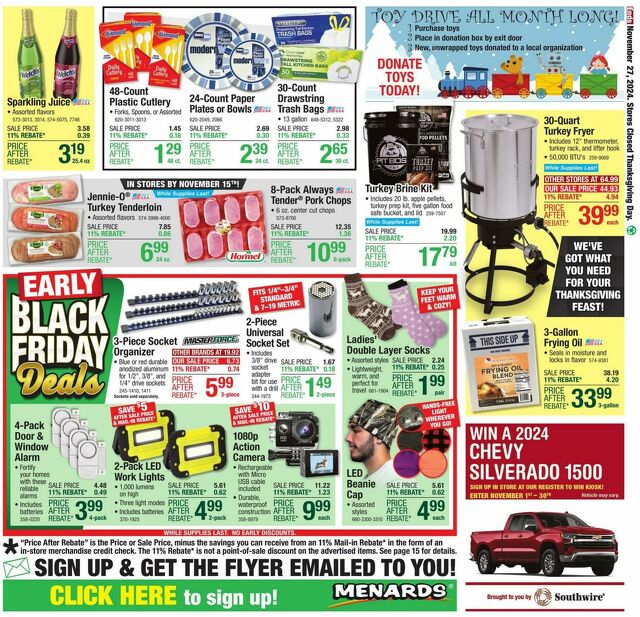 Catalogue Menards from 11/13/2024