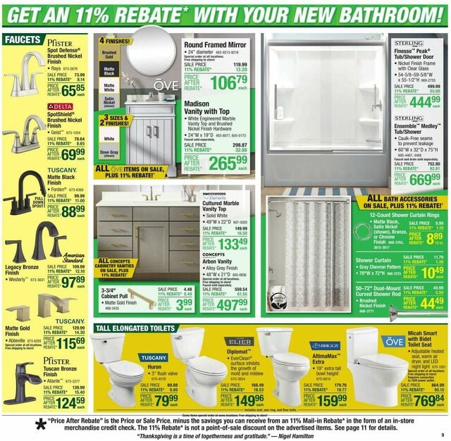 Catalogue Menards from 11/20/2024