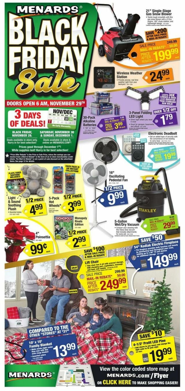 Catalogue Menards from 11/28/2024