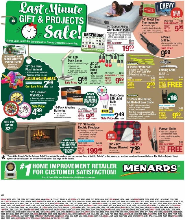 Catalogue Menards from 12/11/2024