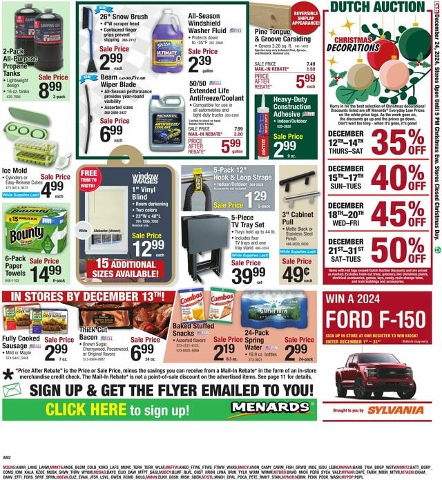 Catalogue Menards from 12/11/2024