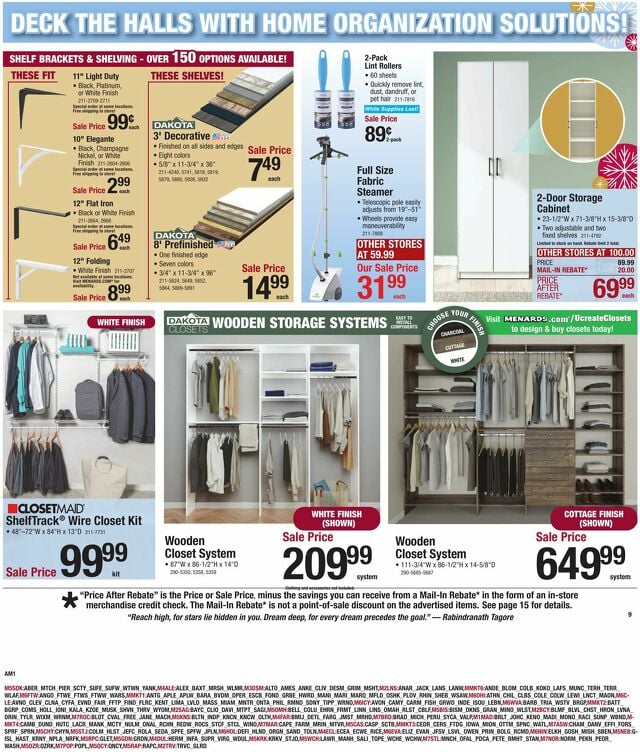 Catalogue Menards from 12/18/2024