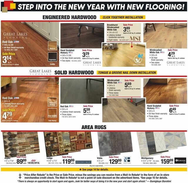 Catalogue Menards from 01/01/2025