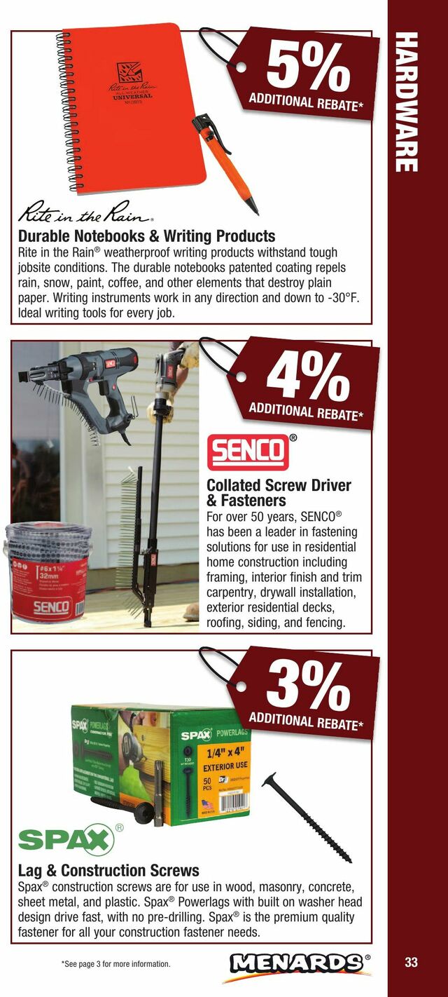 Catalogue Menards from 01/01/2025