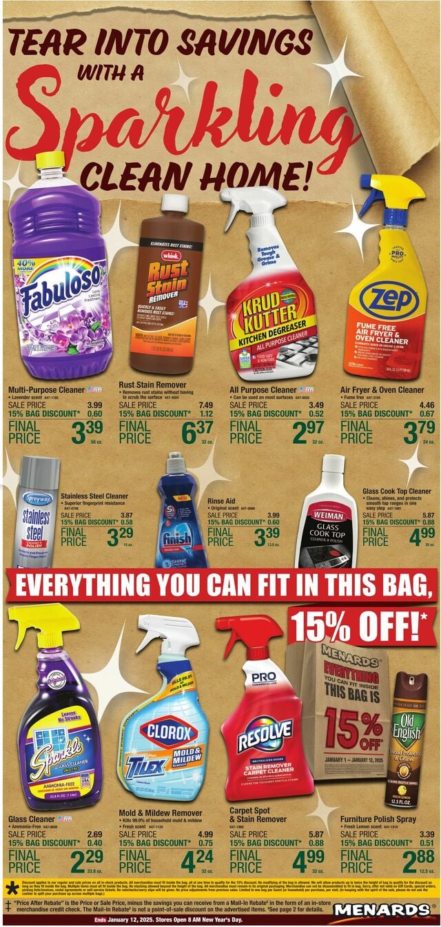 Catalogue Menards from 01/01/2025