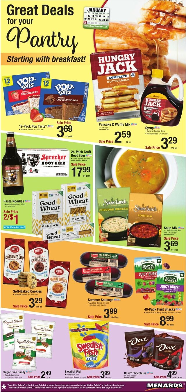 Catalogue Menards from 01/13/2025