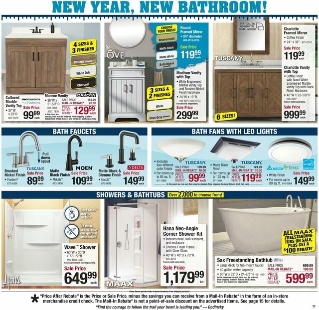 Catalogue Menards from 01/13/2025