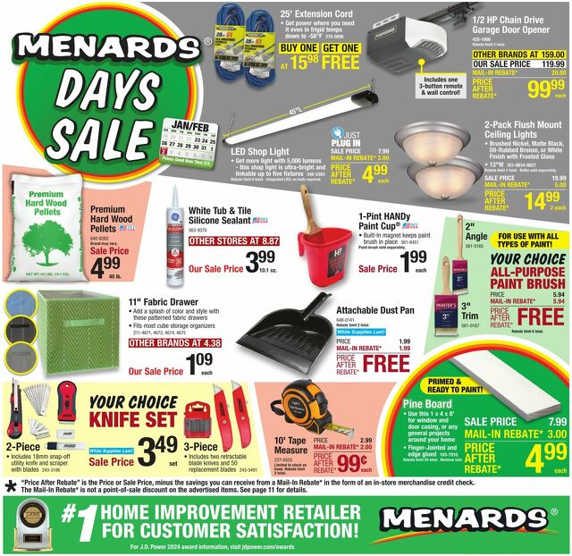 Catalogue Menards from 01/22/2025