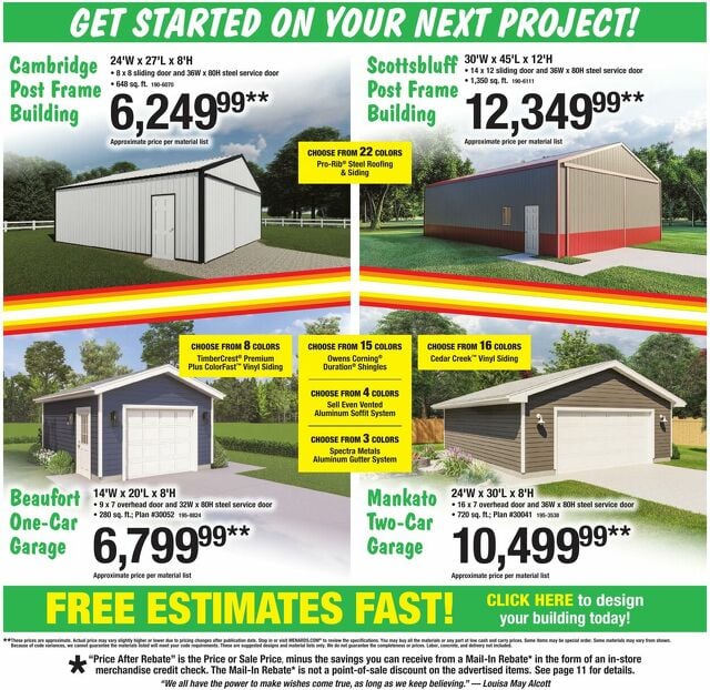 Catalogue Menards from 01/22/2025