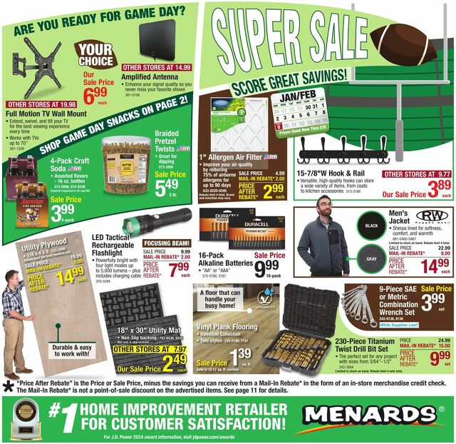 Catalogue Menards from 01/29/2025