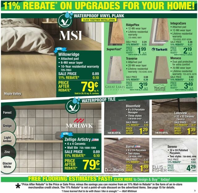 Catalogue Menards from 02/16/2025