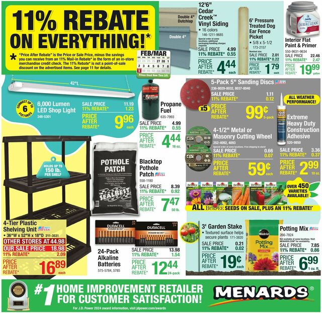 Catalogue Menards from 02/26/2025