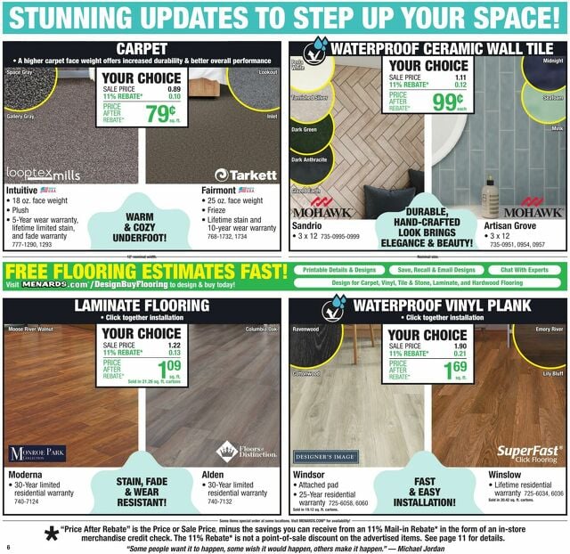 Catalogue Menards from 02/26/2025