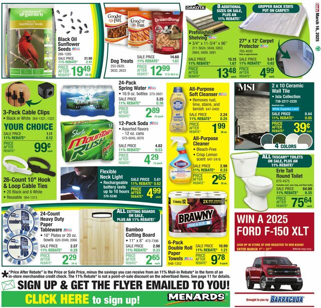 Catalogue Menards from 03/05/2025