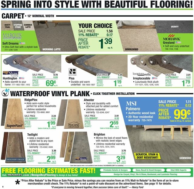 Catalogue Menards from 03/12/2025