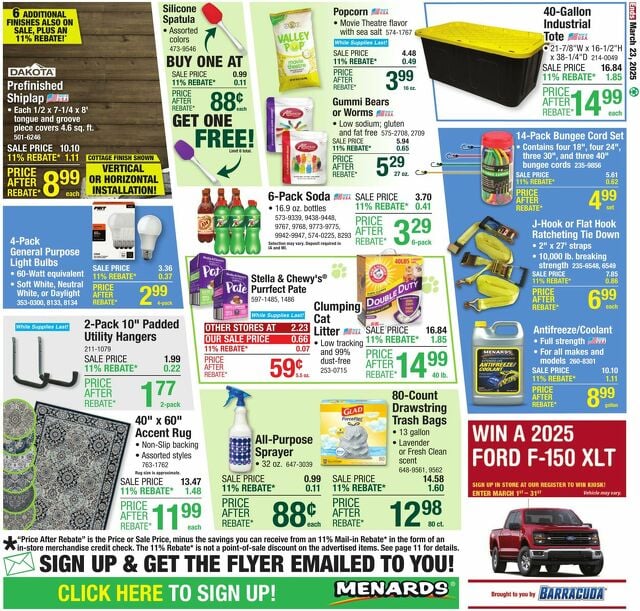 Catalogue Menards from 03/12/2025