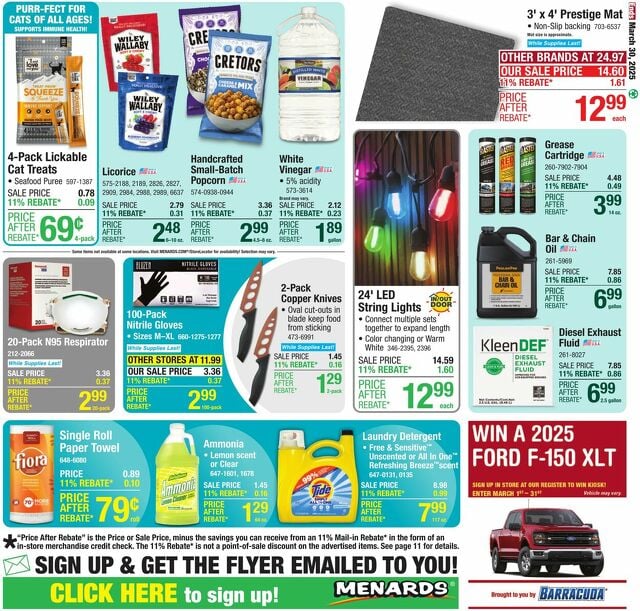 Catalogue Menards from 03/19/2025