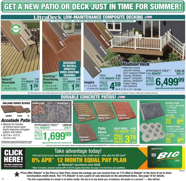 Catalogue Menards from 04/30/2025