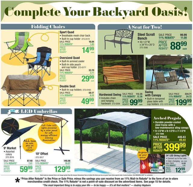 Catalogue Menards from 04/30/2025