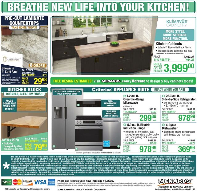 Catalogue Menards from 04/30/2025
