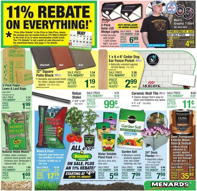 Catalogue Menards from 05/07/2025