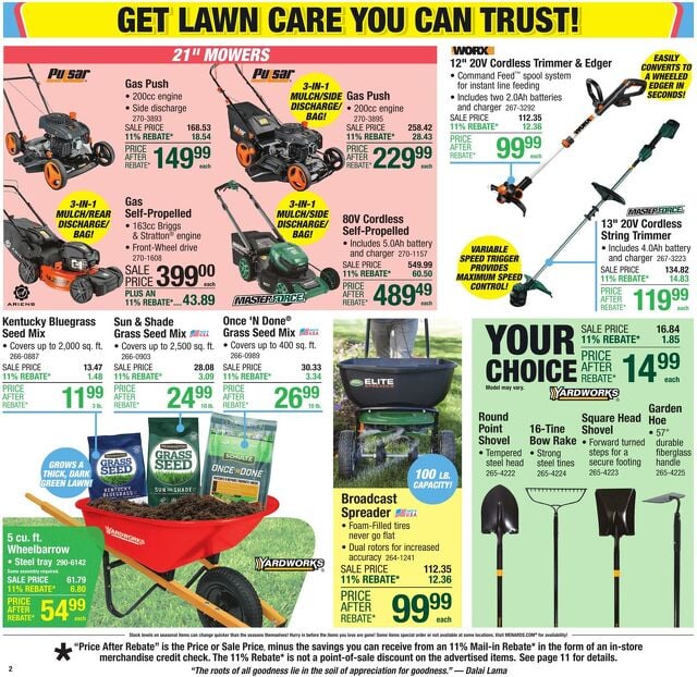 Catalogue Menards from 05/07/2025
