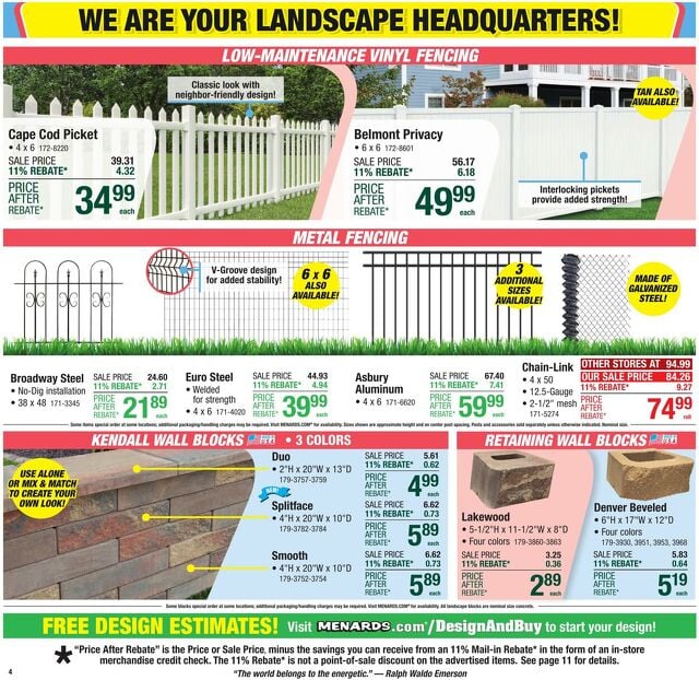 Catalogue Menards from 05/07/2025
