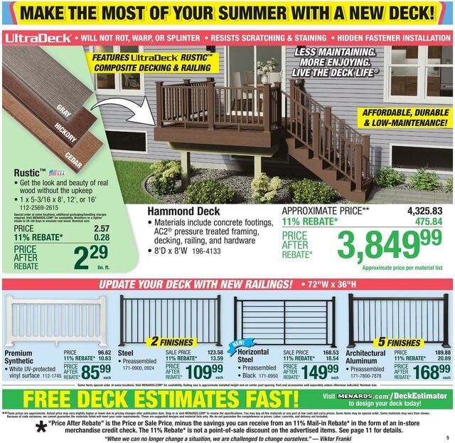 Catalogue Menards from 05/07/2025