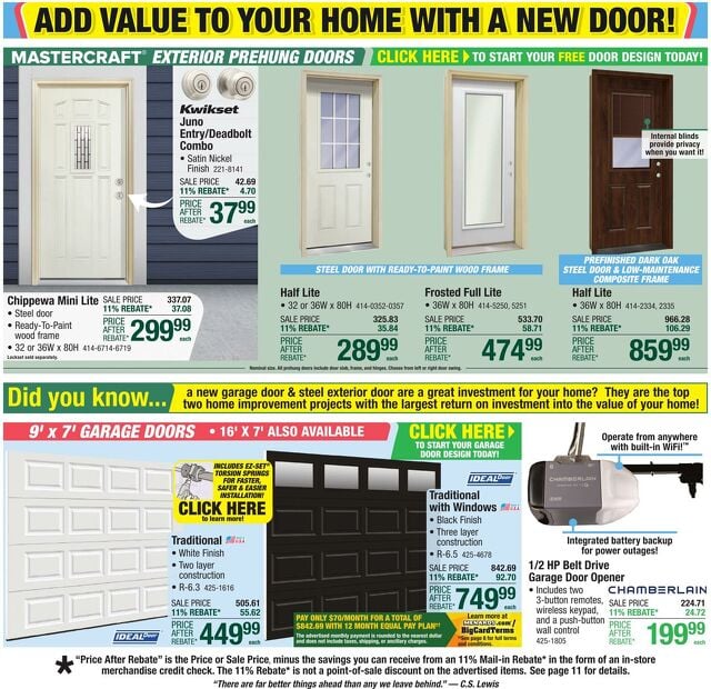 Catalogue Menards from 05/07/2025