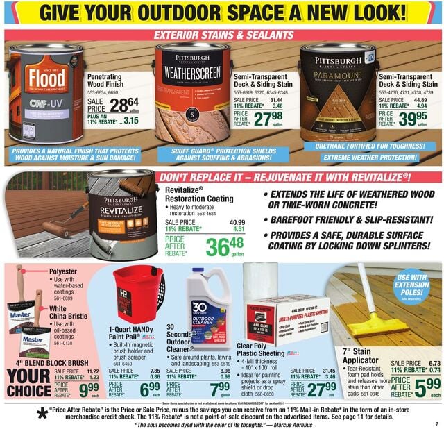 Catalogue Menards from 05/07/2025