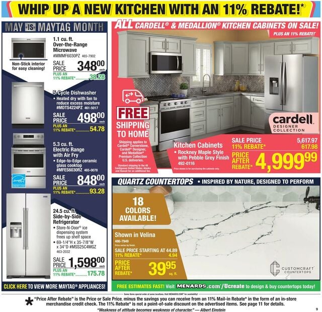 Catalogue Menards from 05/07/2025