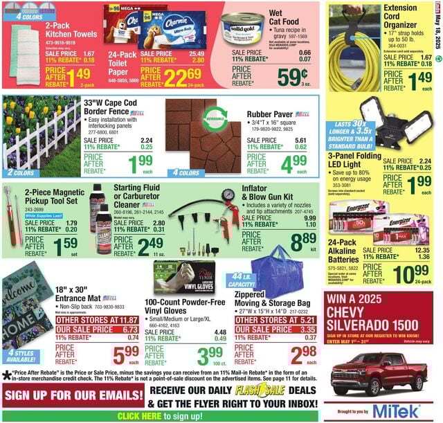 Catalogue Menards from 05/07/2025
