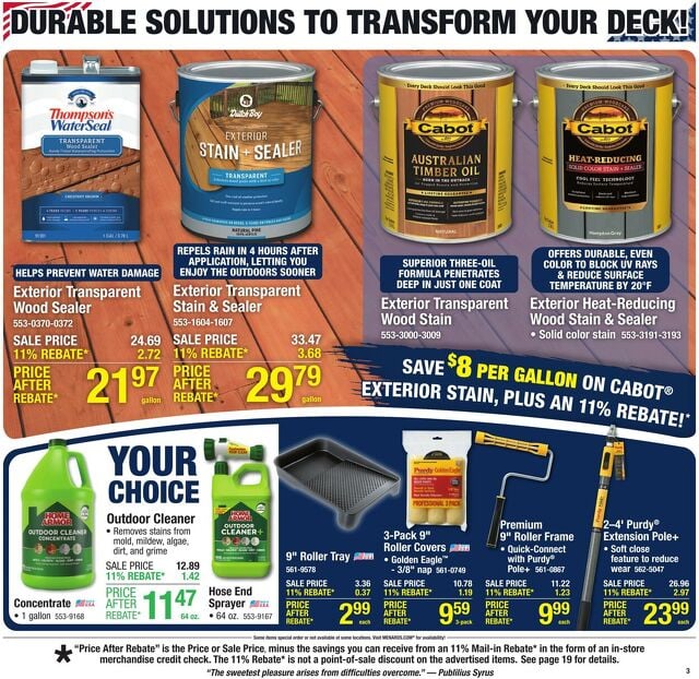 Catalogue Menards from 05/14/2025